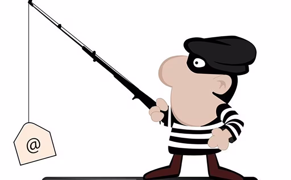 How To Avoid Dangerous Email Spoofing Attacks 4 thief with fishing pole @