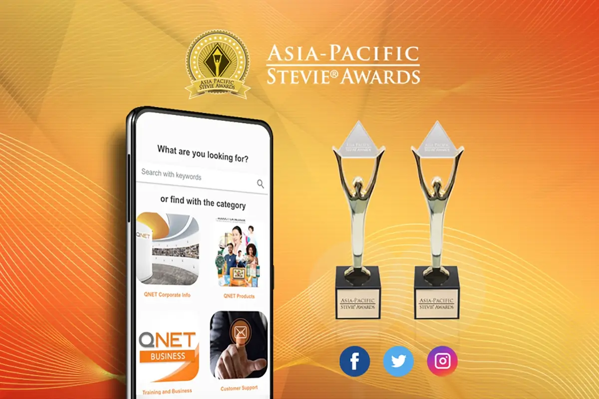Qnet Wins Again At The 2021 Stevie Awards 3 qnet awards