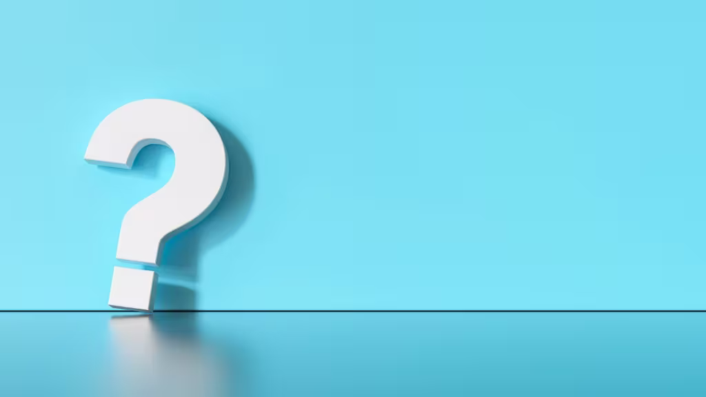 How To Practice Self-Leadership For Business Success 2 image of a question mark in a blue background
