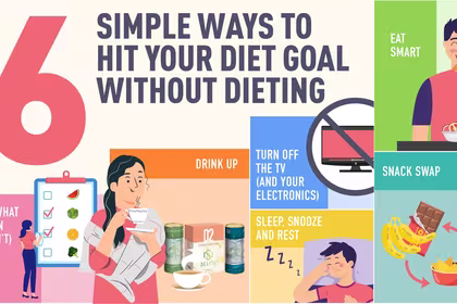 Simple ways to hit your diet goal without dieting