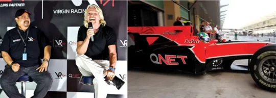 Unforgettable Defining Moments In Qnet History 16 partnership with F1 and Virgin racing