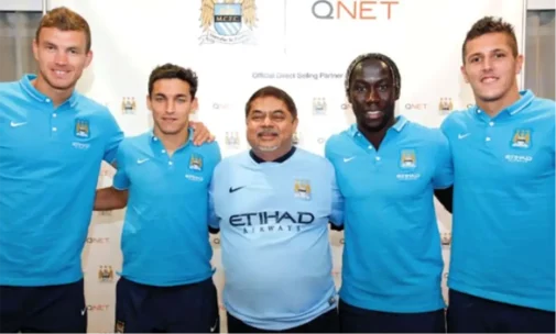QNET partnership with Manchester City