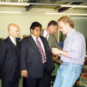 Unforgettable Defining Moments In Qnet History 6 QNET Dato Sri Vijay Eswaran and Joseph âJapadasâ Bismark watch factory