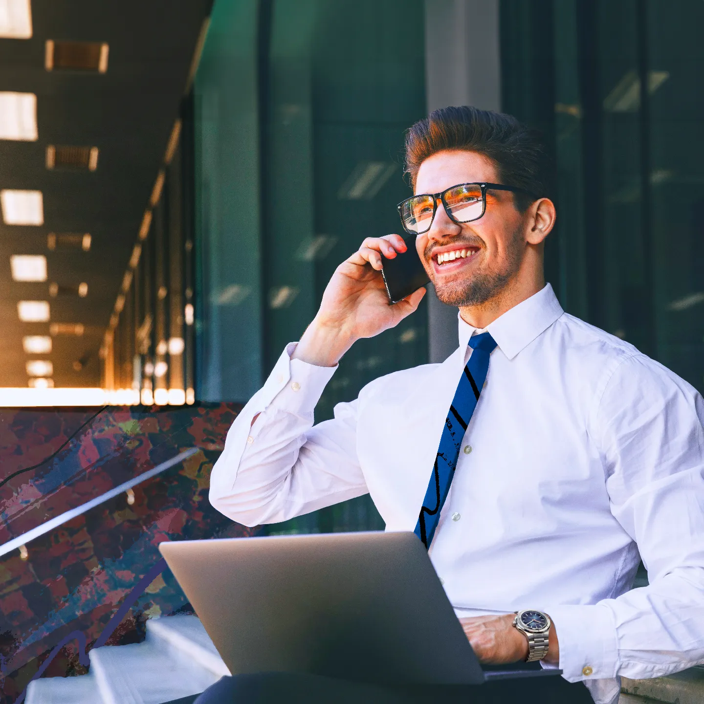 Direct Selling And Qnet As Pathways To Micro-Entrepreneurship Success 2 Direct selling and micro-entrepreneurship go hand in hand. Man calls someone on the phone while he is working remotely