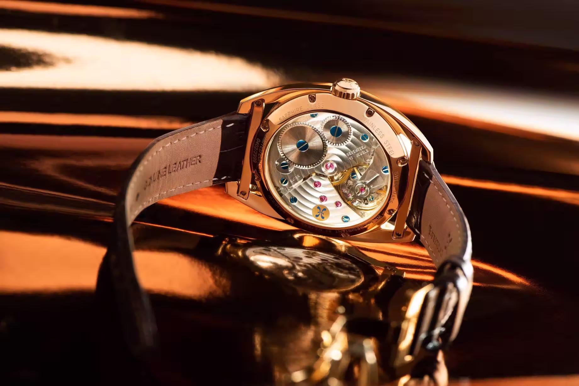 Bernhard H. Mayer Mecanique Rose Gold with Manual Watch Movement